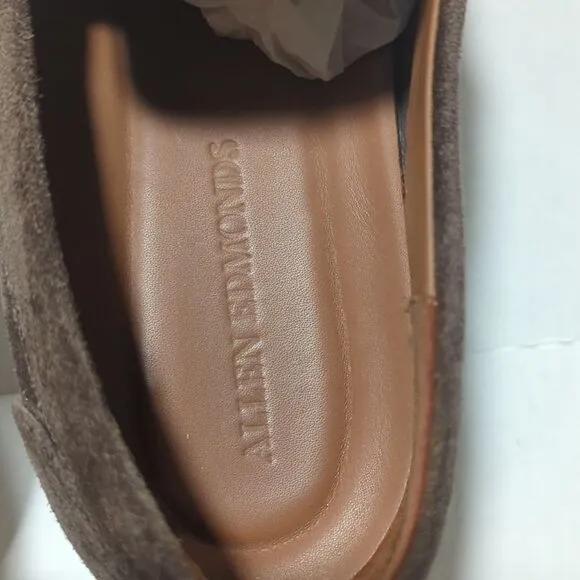 Allen Edmonds Men's Brown Venetian Slip-On Suede Wilder Loafers Size 10 3E