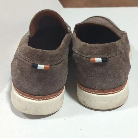 Allen Edmonds Men's Brown Venetian Slip-On Suede Wilder Loafers Size 10 3E