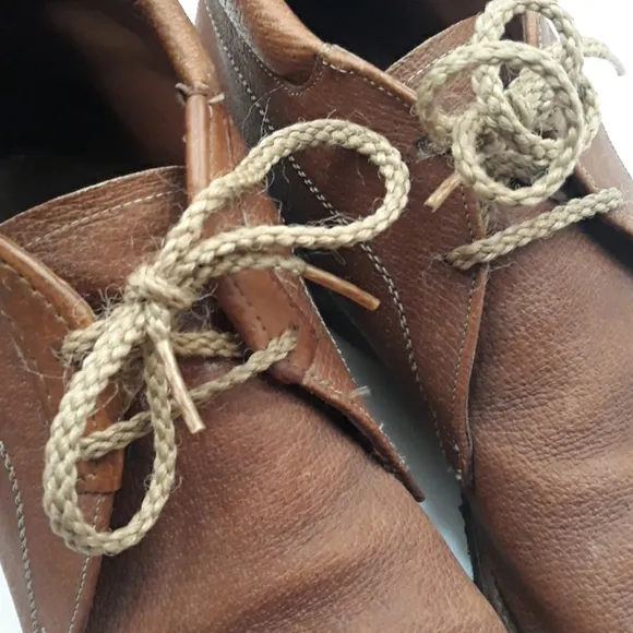 ALLEN EDMONDS Ranch-Skos‎ Leather Tan Brown Sz 14 A Mens Boots Shoes