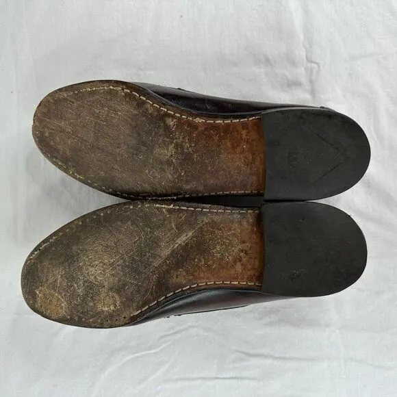 Allen Edmonds Woodstock Braided Kiltie Merlot  Slip-On Loafers shoes 10 D USA