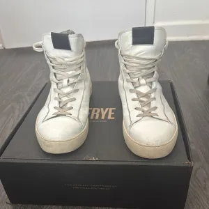 AllSaint White High-Top Sneakers