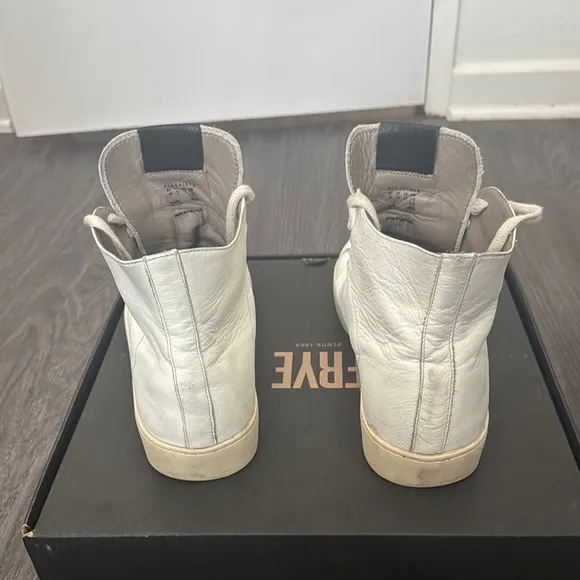 AllSaint White High-Top Sneakers