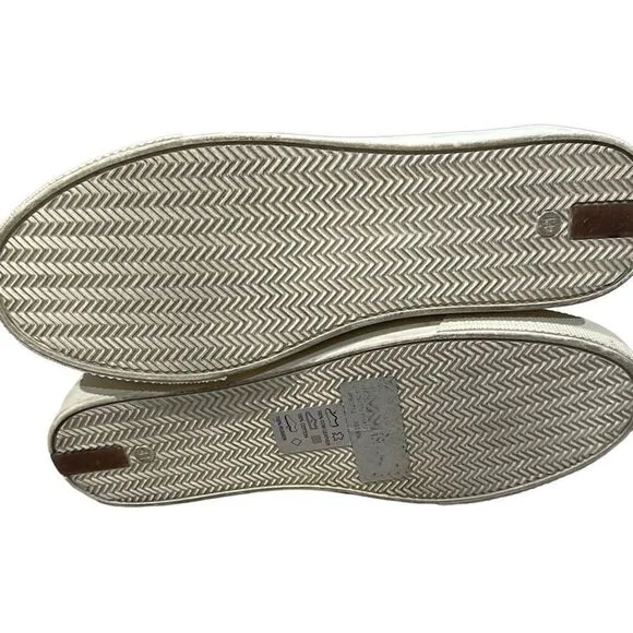 ALLSAINTS ALL SAINTS Metallic Pewter Silver Milla Leather Platform Sneakers Size