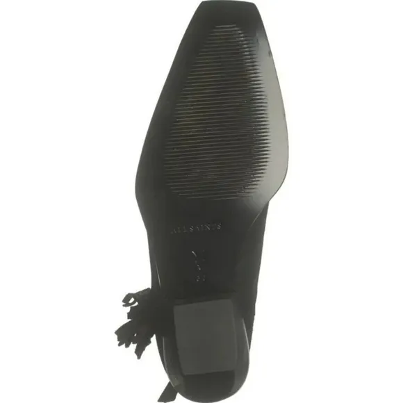 Allsaints Black Suede Boots NEW