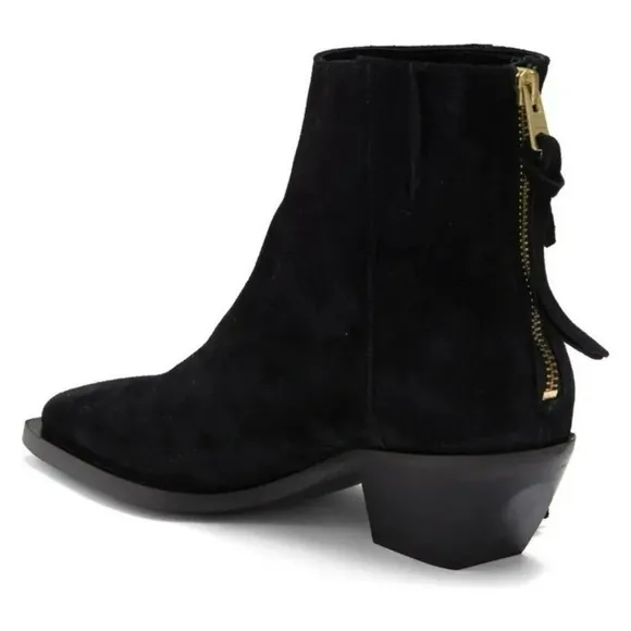 Allsaints Black Suede Boots NEW