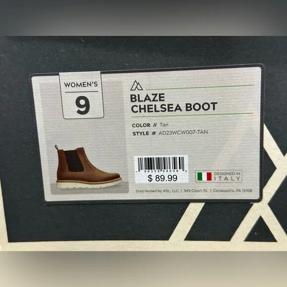 Alpine Design Women’s Light Brown/TAN Bottom Blaze Chelsea Boot AD23WCW007 - 9