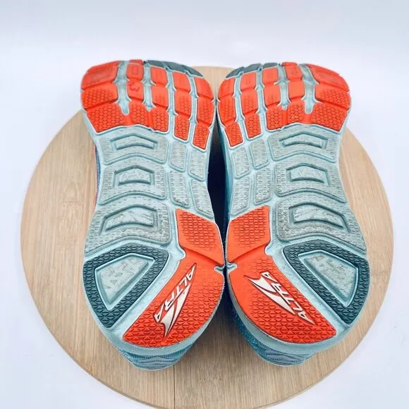 Altra Rivera 2 Running Shoes Mens 11.5 Teal Blue Mesh Trail Sneakers