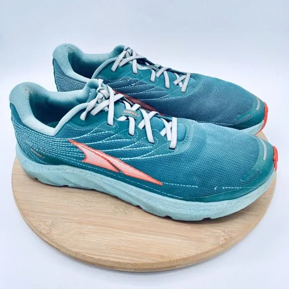 Altra Rivera 2 Running Shoes Mens 11.5 Teal Blue Mesh Trail Sneakers