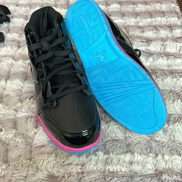 And1 girl high top memory foam sneakers size 6