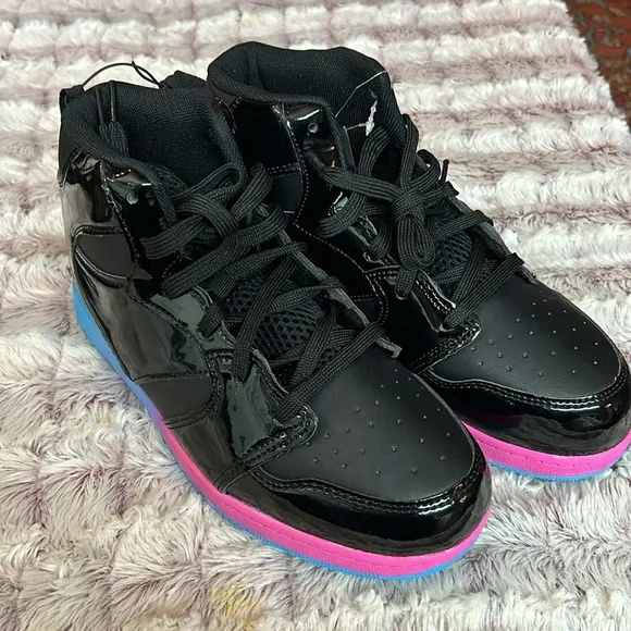 And1 girl high top memory foam sneakers size 6