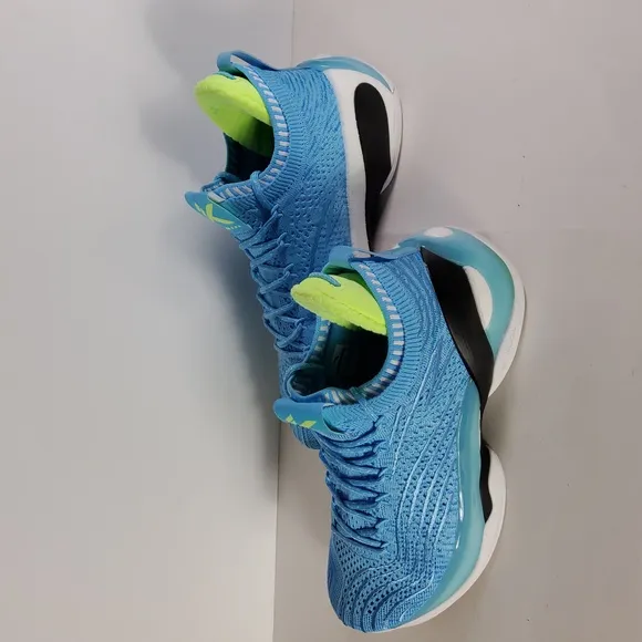 Anta Klay Thompson Blue and Green High Top Sneakers Size 10.5