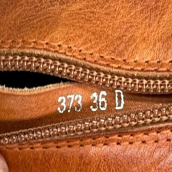 Antelope Women's Size 5.5 Tobacco Brown Leather Ankle Boots