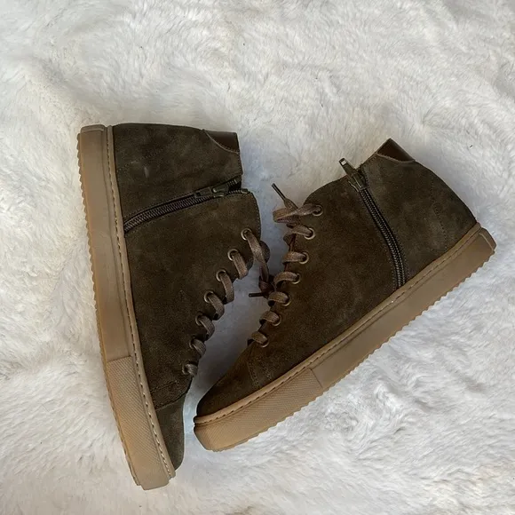 Anthology Paris suede high top sneakers