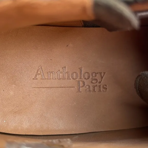Anthology Paris suede high top sneakers