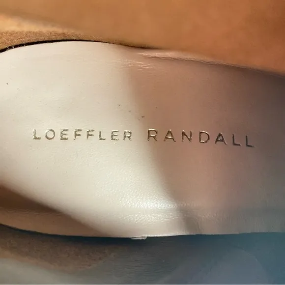 Anthropology Loeffler Randall Elise Tan Leather Ankle Boots