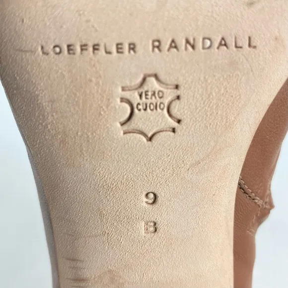 Anthropology Loeffler Randall Elise Tan Leather Ankle Boots