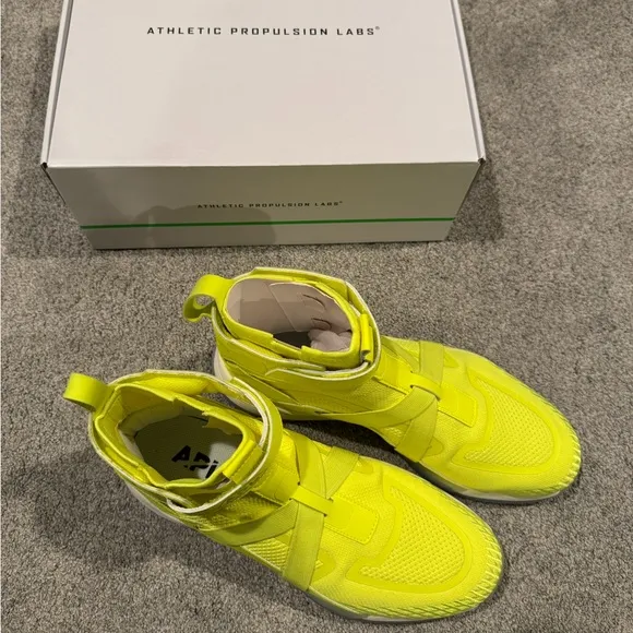 APL Men's Sneakers in Neon Yellow
