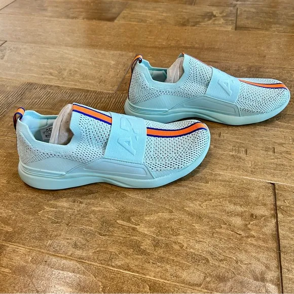 APL Women’s TechLoom Bliss Shoes Blue Orange Size 8 Brand New
