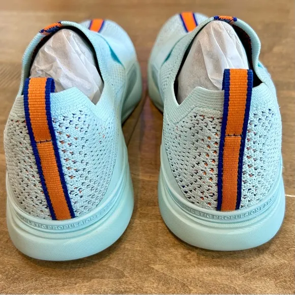 APL Women’s TechLoom Bliss Shoes Blue Orange Size 8 Brand New