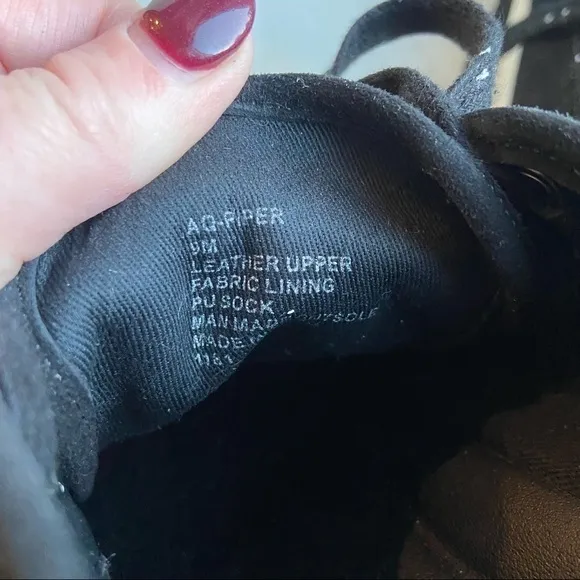 Aqua black white piper suede platform sneakers size 9