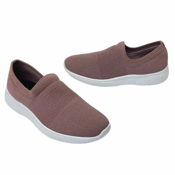 Aqua College Kady Dusty Pink Knit Womens Sneakers