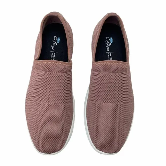 Aqua College Kady Dusty Pink Knit Womens Sneakers