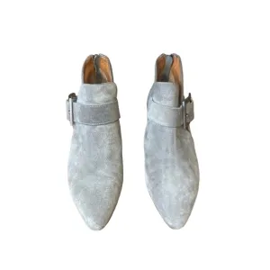Aquatalia Women’s Gray Suede Filomena Ankle Boots (size 7)