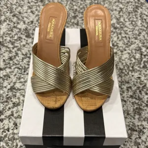 Aquazzura Gold Women's Sandals