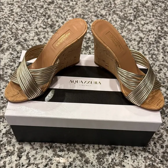 Aquazzura Gold Women's Sandals