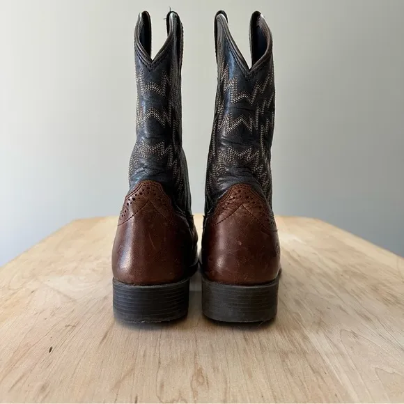 ARIAT Boy’s Brown and Black Cowboy Boots