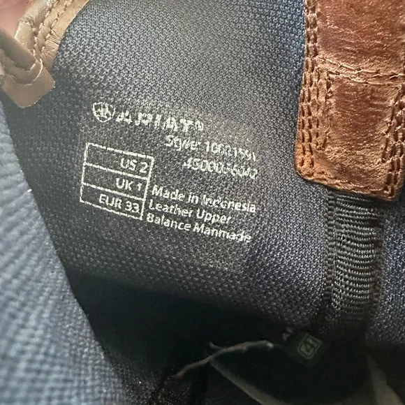 ARIAT Boy’s Brown and Black Cowboy Boots
