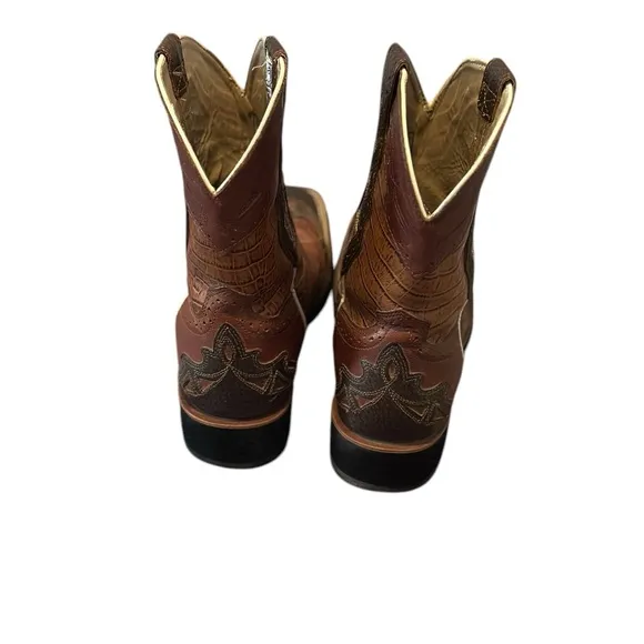 ARIAT FatBaby Brown Leather Cowboy Boots Women’s Size 7.5 B