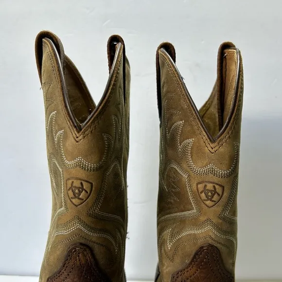 ARIAT Heritage Horseman‎ Western Boots Leather Embroidered