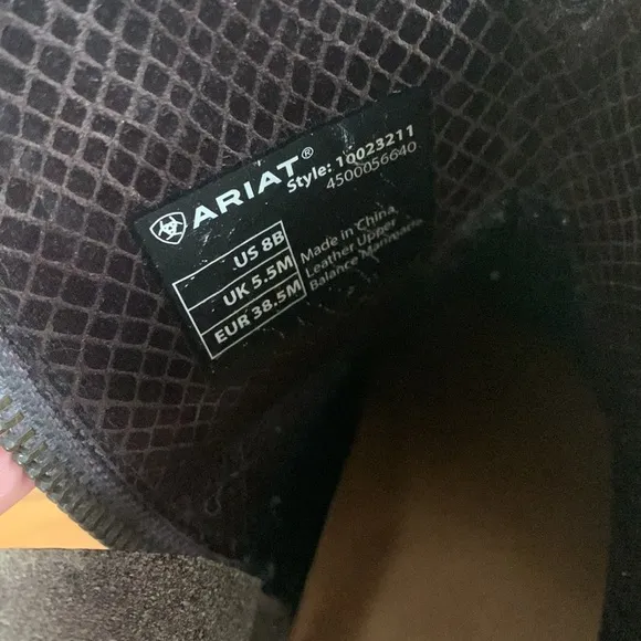 Ariat leather cowgirl boots