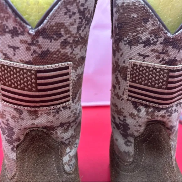 Ariat men 5 camo sport patriot cowboy boots