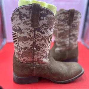 Ariat men 5 camo sport patriot cowboy boots
