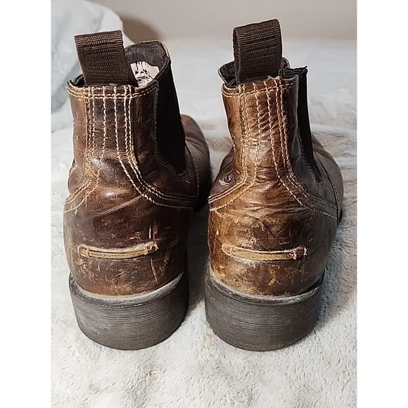 ARIAT  Mens Boots 11.5 D Midtown Rambler Square Toe Chelsea Leather Western