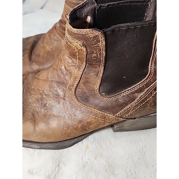 ARIAT  Mens Boots 11.5 D Midtown Rambler Square Toe Chelsea Leather Western