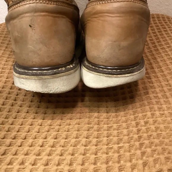 Ariat Mens US 13D Distressed Brown Waterproof Composite Toe Pull On Work Boots