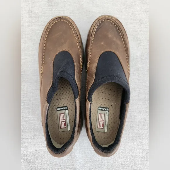 Ariat slip on leather shoes sz 7b