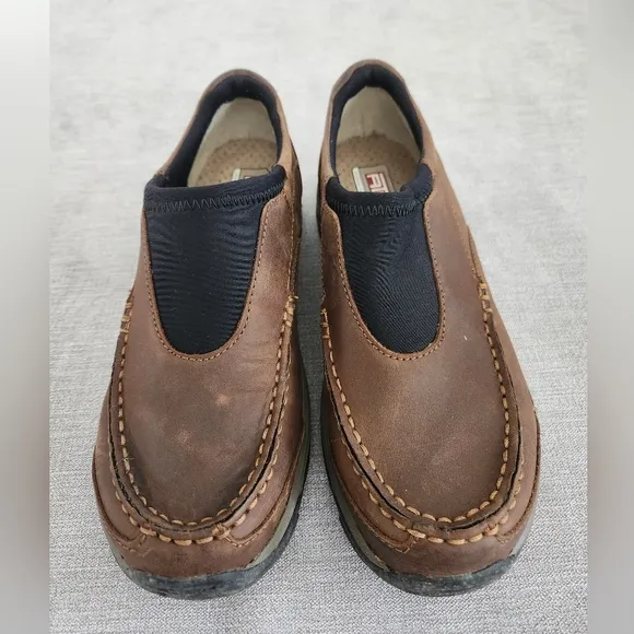 Ariat slip on leather shoes sz 7b