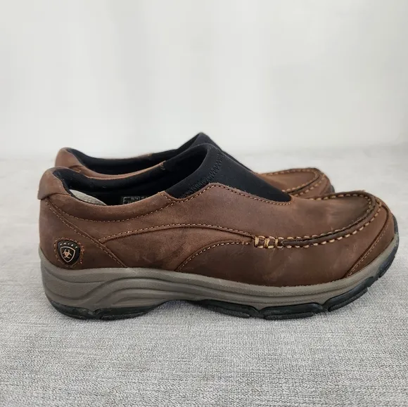 Ariat slip on leather shoes sz 7b