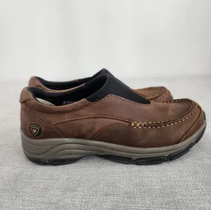 Ariat slip on leather shoes sz 7b