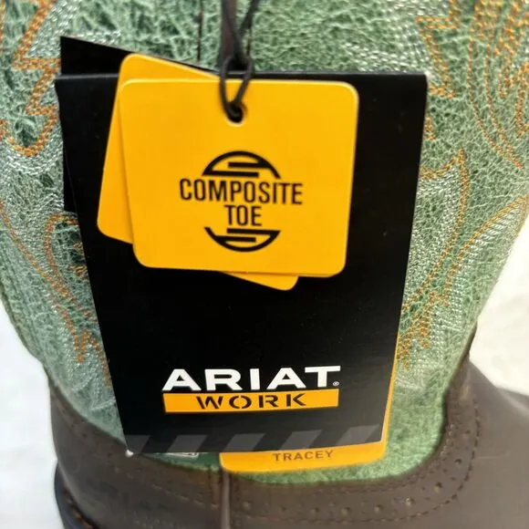 Ariat Tracey Womens Size 7 B Waterproof Composite Toe Work Boots 10015405
