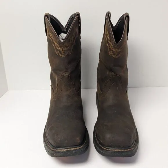 Ariat Wellington Waterproof Composite Toe Western Boots, Brown, Men's 10.5 EE