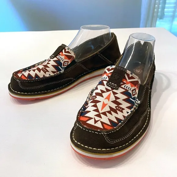 Ariat Women's Cruiser Aztec Slip-On Leather Shoes US Size‎ 11 B Style 100029746