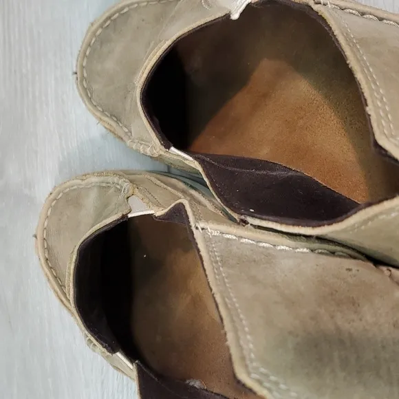 Ariat Womens Leather Bomber Cruiser Loafer Slip on shoes sz 8.5B