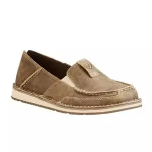 Ariat Womens Leather Bomber Cruiser Loafer Slip on shoes sz 8.5B