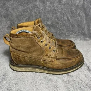 Ariat Men's Size 7.5D Lookout Earth Brown Moc Chukka Leather Boots 10014153