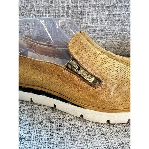A.S.98 Sneakers Women’s US 8.5 Mustard Leather Distressed Casual Boho City